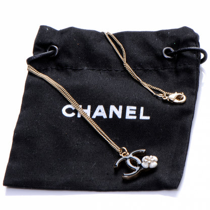 Chanel Camelia CC Logo Necklace 3 of 4