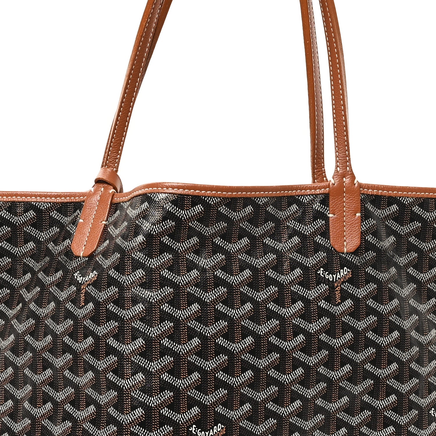 Goyard Goyardine Saint Louis GM Black Gold 8 of 12