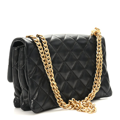 Chanel Lambskin Quilted Medium Pillow Crush Flap Black 3 of 10