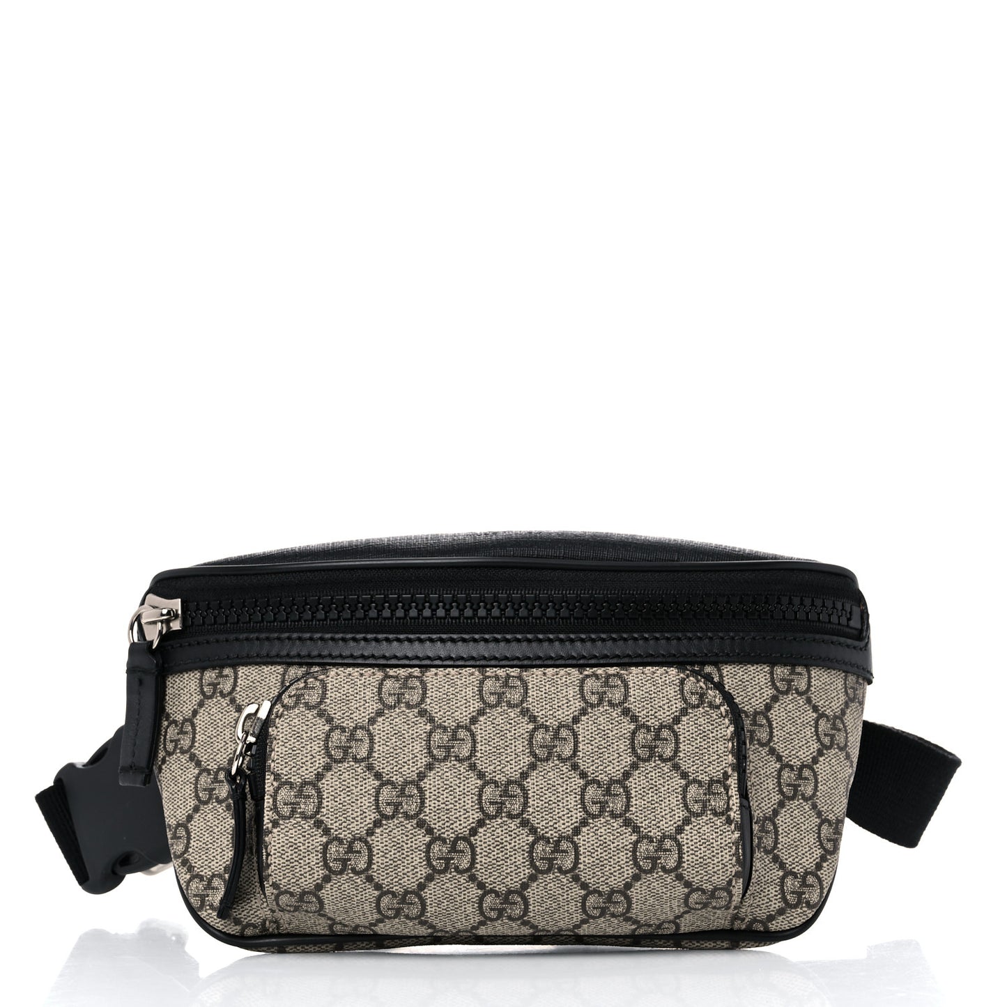 GG Supreme Monogram Belt Bag Black