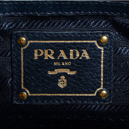 Prada Cervo Antik Zipper Detail Tote Denim Sfumato 6 of 10