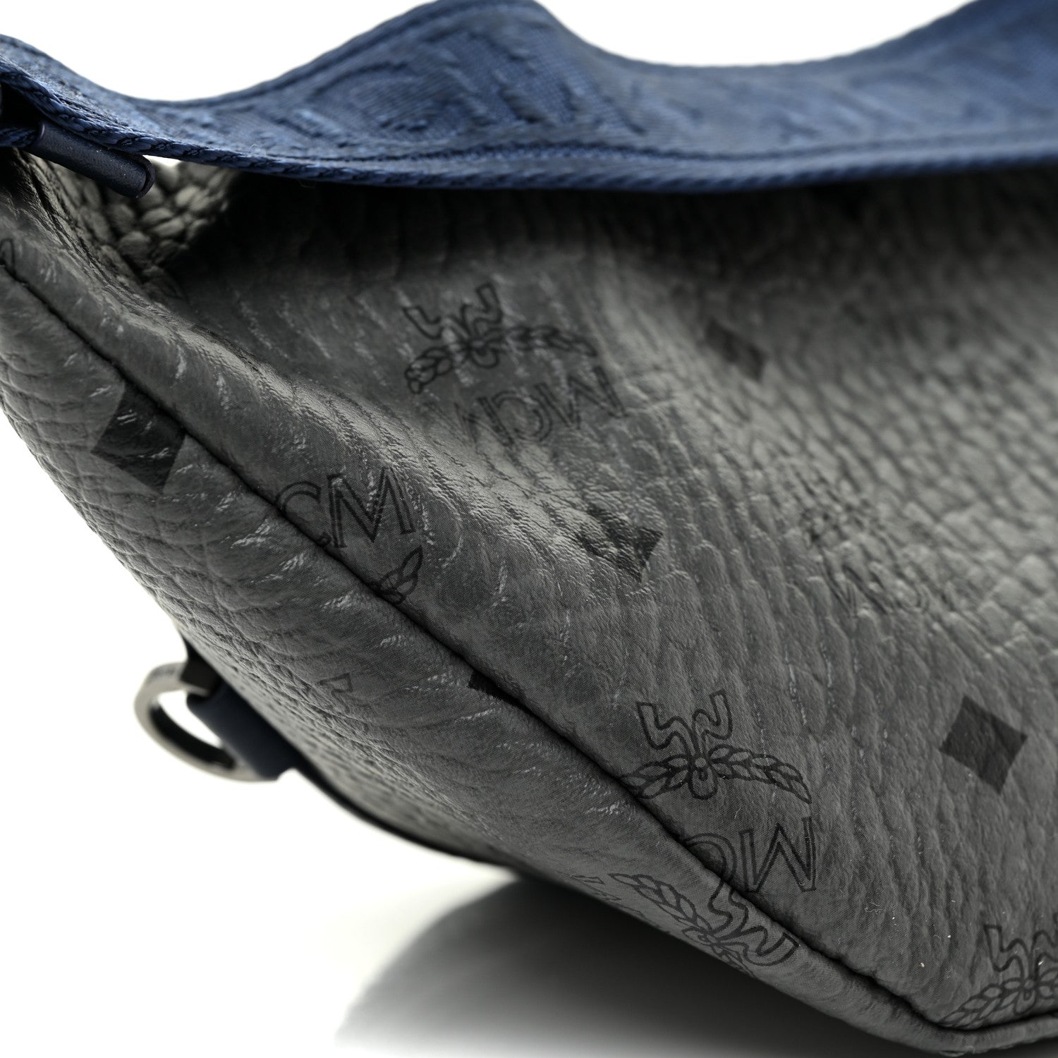 MCM Visetos Medium Belt Bag Phantom Grey 8 of 9