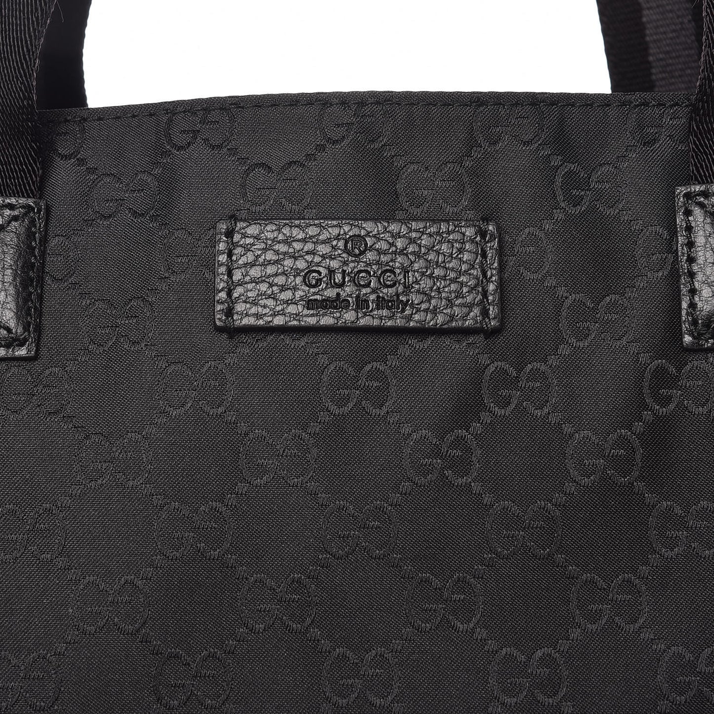 Nylon Monogram Vertical Tote Black