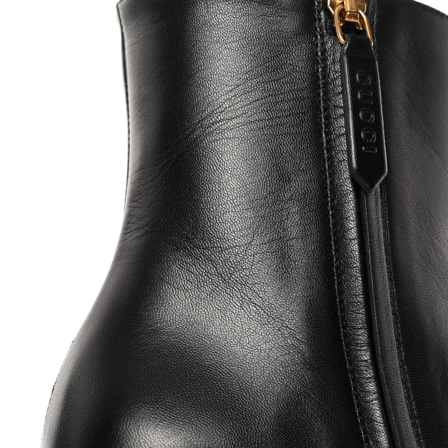 Malaga Kid GG Marmont Fringe 75mm Ankle Boots 36.5 Black