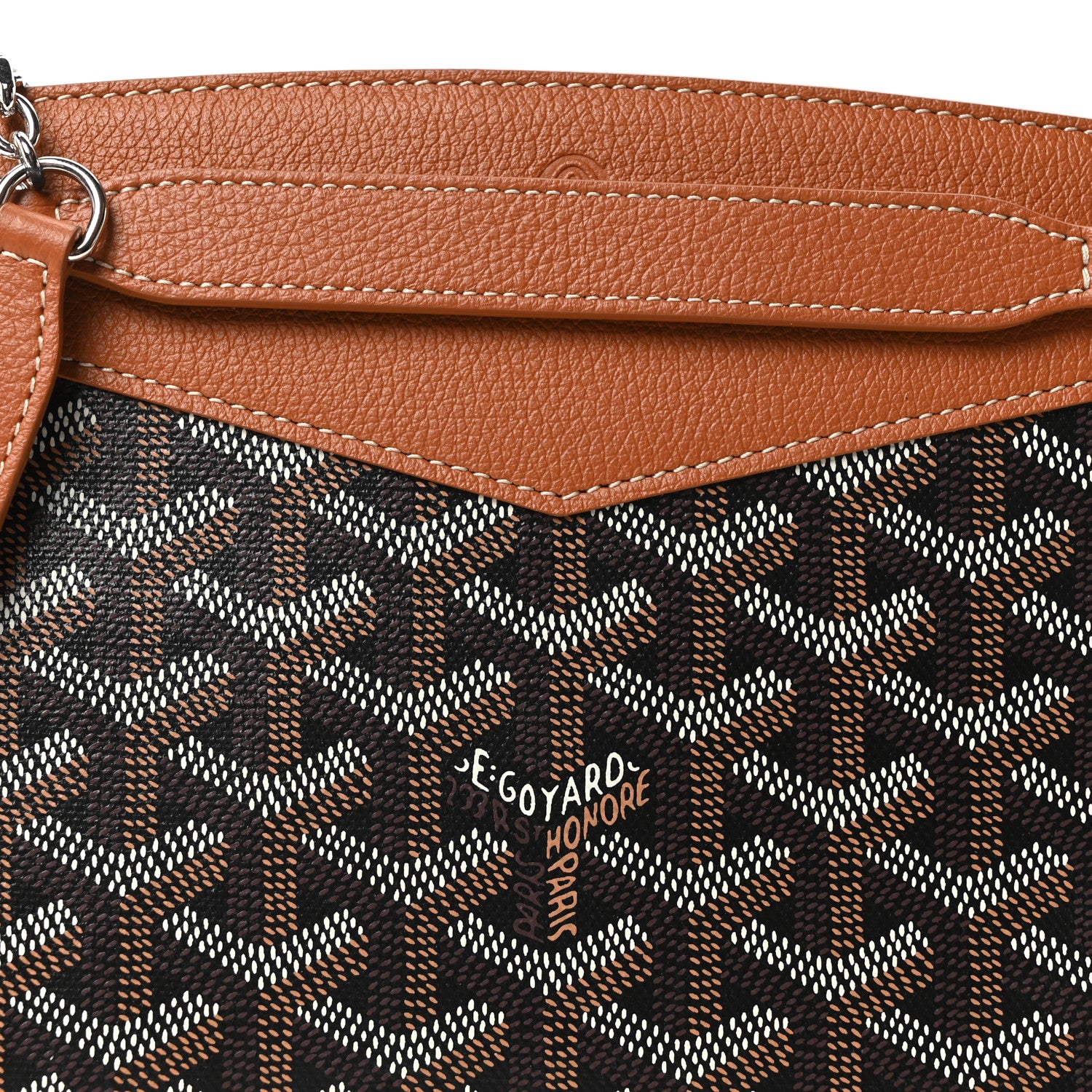 Goyard Goyardine Mini Rouette Structure Black Tan 13 of 19