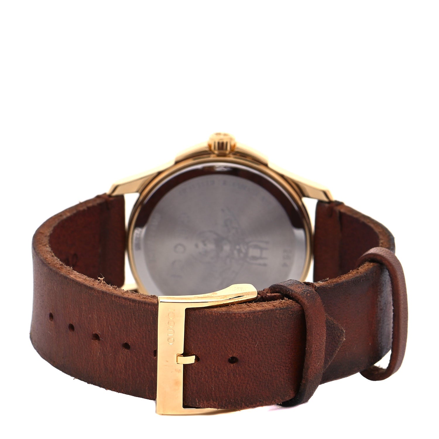 Gucci Stainless Steel Calfskin 38mm Le Marché Des Merveilles Tiger Quartz Watch 3 of 5