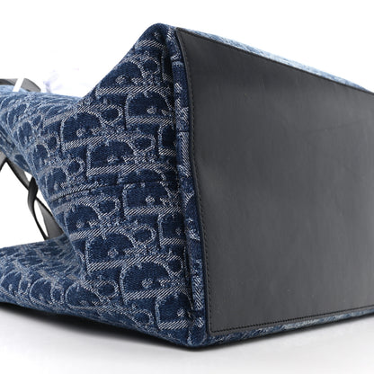Christian Dior Denim Jacquard Oblique Medium Toujours Blue 11 of 12