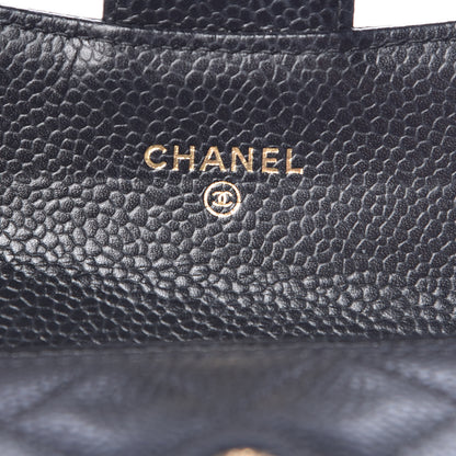 Chanel Caviar Quilted Flap Card Holder Black 6 of 9