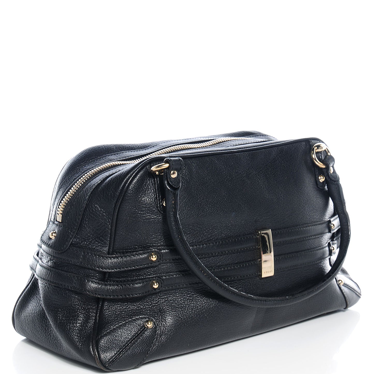 Leather Wave Boston Black