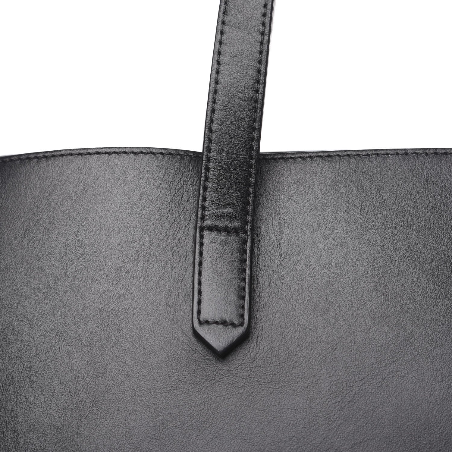 Givenchy Calfskin Bambi Print Medium Stargate Shopper Tote Black 9 of 12
