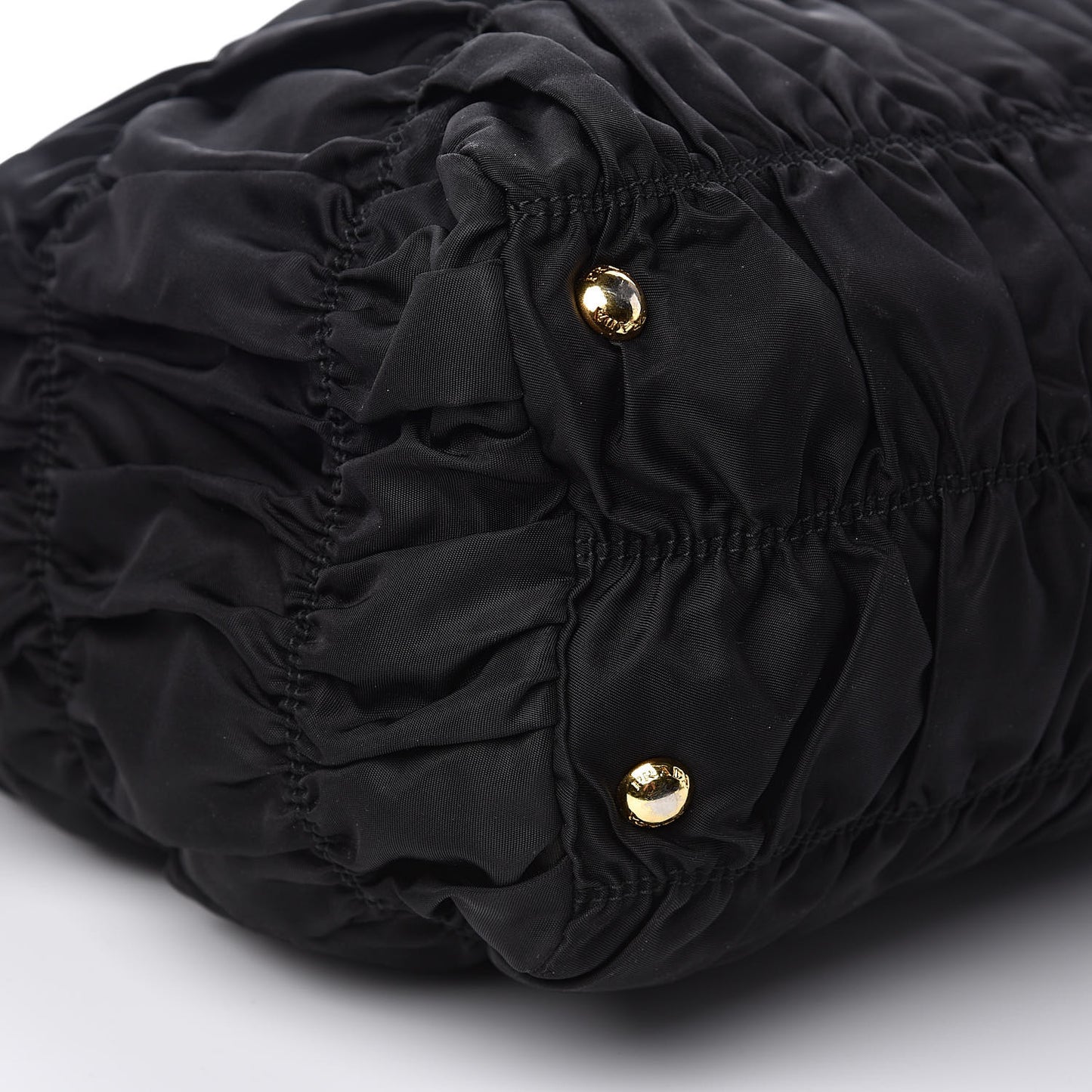 Tessuto Nylon Gaufre Tote Black