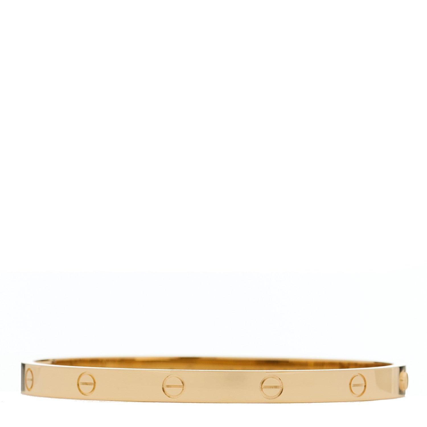 Cartier 18K Yellow Gold Medium LOVE Bracelet 17 1 of 10
