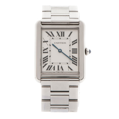 Cartier Stainless Steel 27mm Tank Solo Quartz Watch 1 of 8