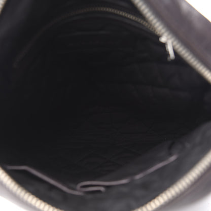 Burberry Grained Calfskin Crossbody Bag Black Brown 5 of 12