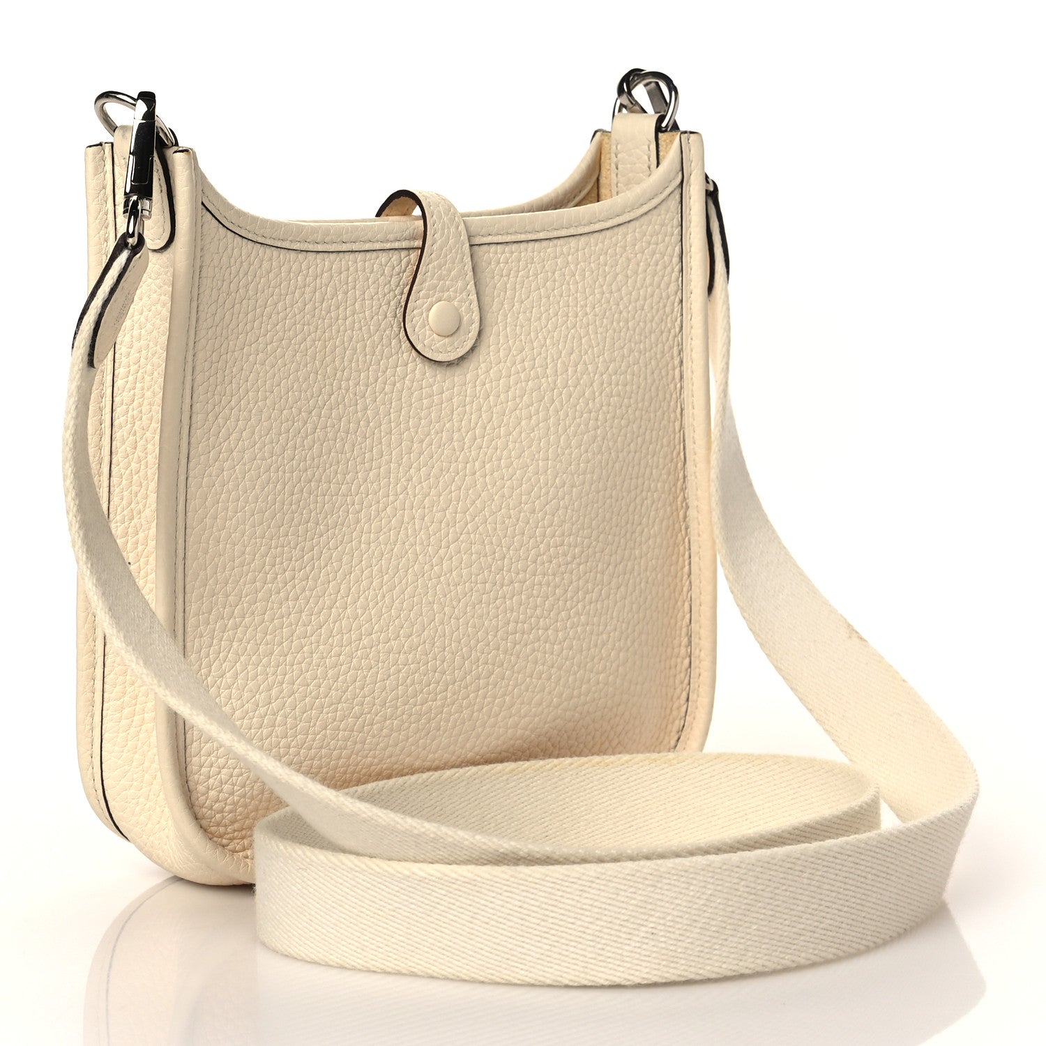 Hermes Taurillon Clemence Amazone Evelyne TPM Nata Craie 3 of 11