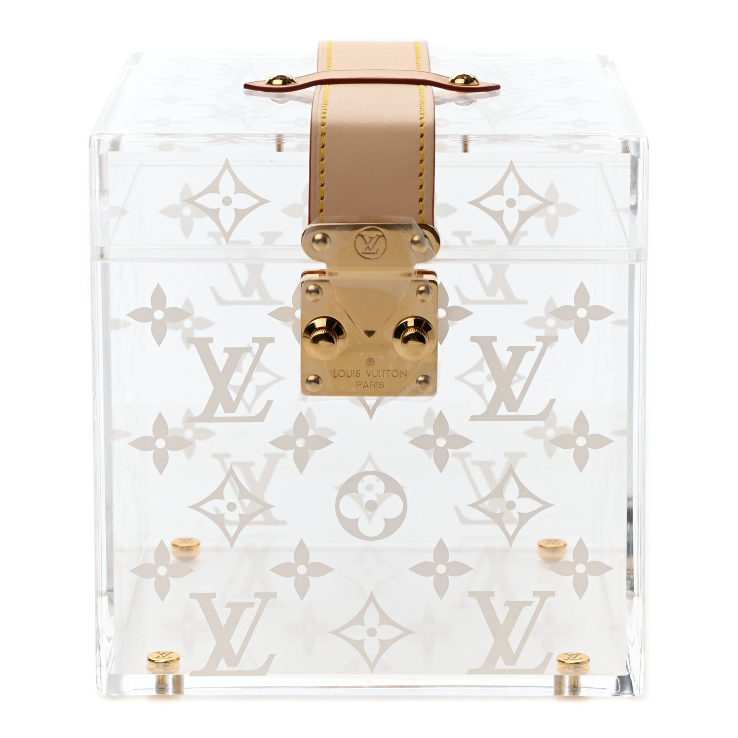 Louis Vuitton Transparent Plexiglass Cube Scott Box 1 of 8
