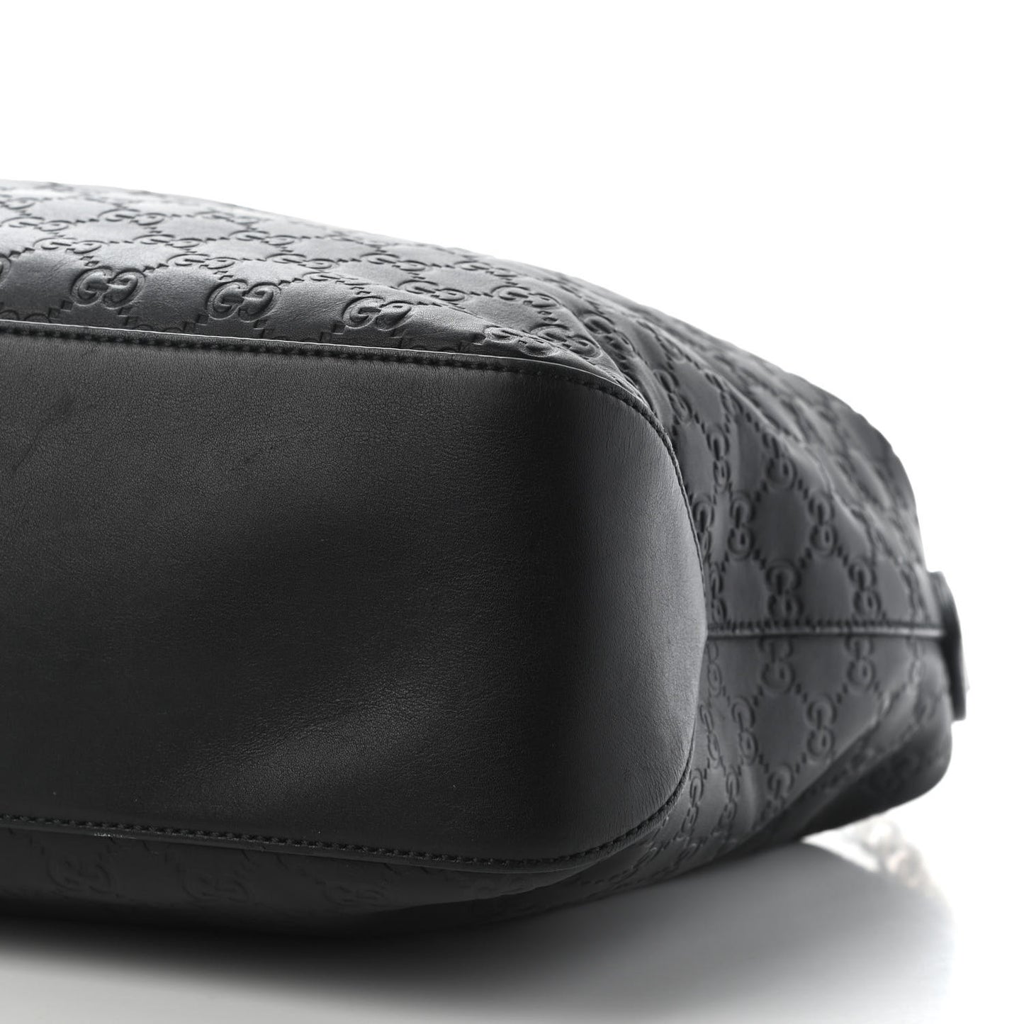Guccissima Signature Large Linea A Hobo Black