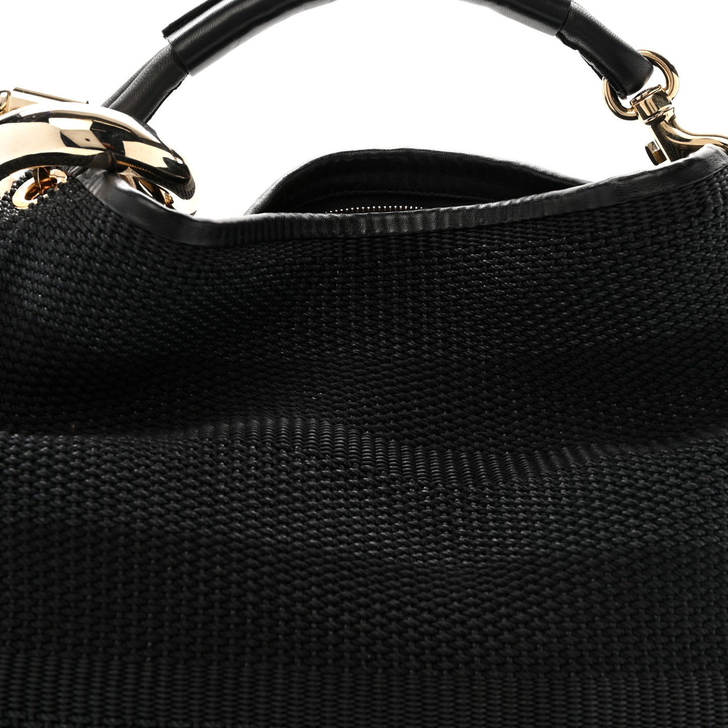 Raffia Large Sky Hobo Black
