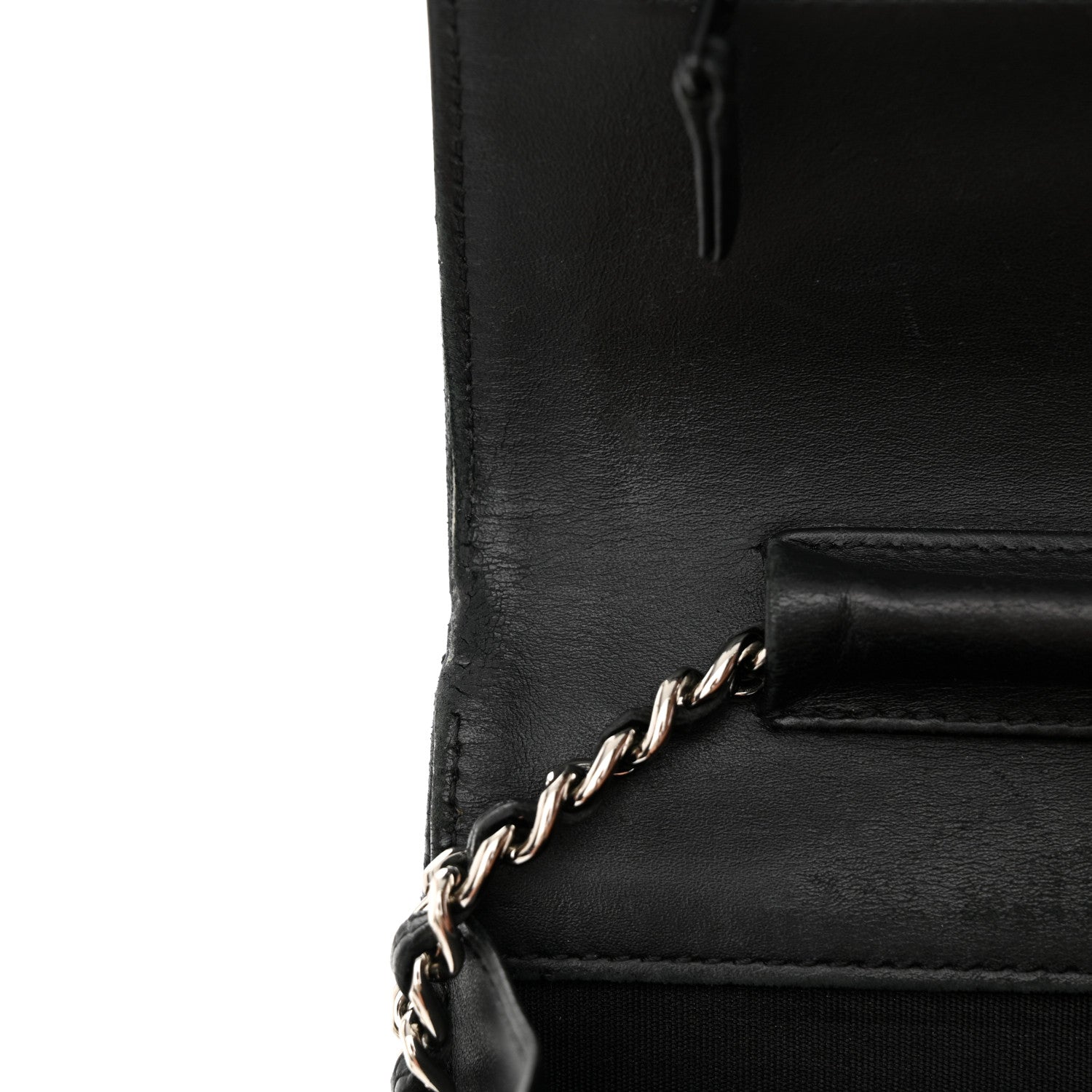 Chanel Caviar Timeless CC Wallet on Chain WOC Black 13 of 16