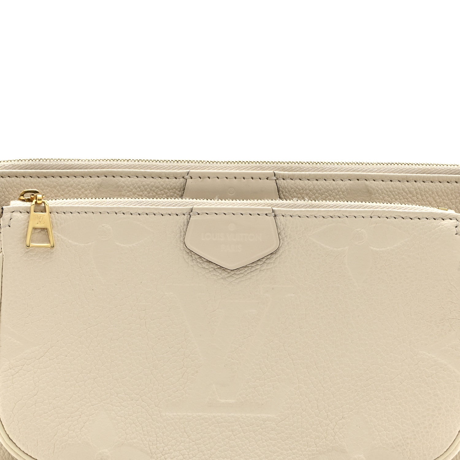 Louis Vuitton Empreinte Monogram Giant Multi Pochette Accessories Cream 8 of 10