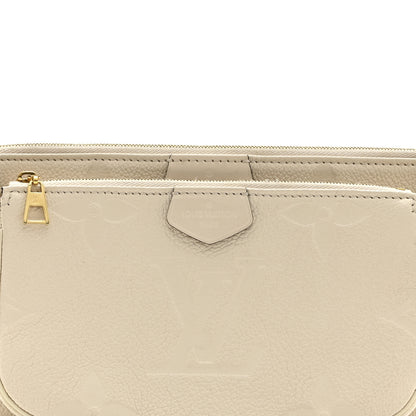 Louis Vuitton Empreinte Monogram Giant Multi Pochette Accessories Cream 8 of 10