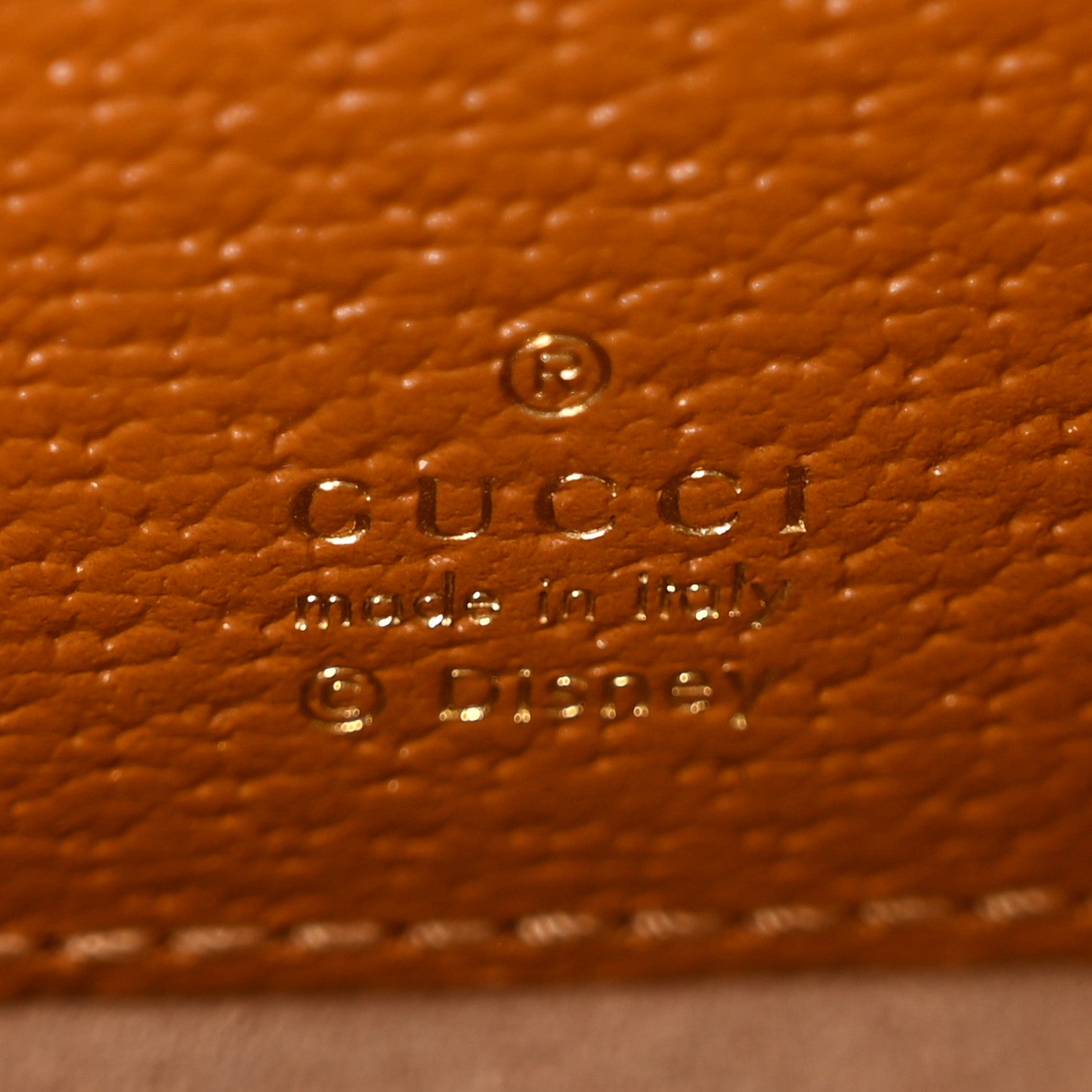 Gucci X DISNEY Mini Vintage GG Supreme Monogram Mickey Mouse Round Backpack Beige Vintage Sun Oil 6 of 12