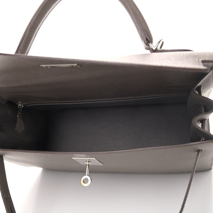 Hermes Epsom Kelly Sellier 32 Etain 6 of 41