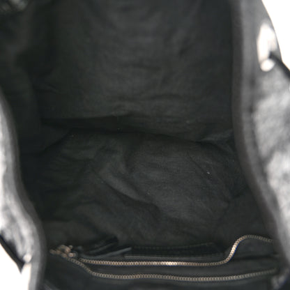 Balenciaga Agneau Classic Silver Hardware S Traveler Backpack Black 5 of 10