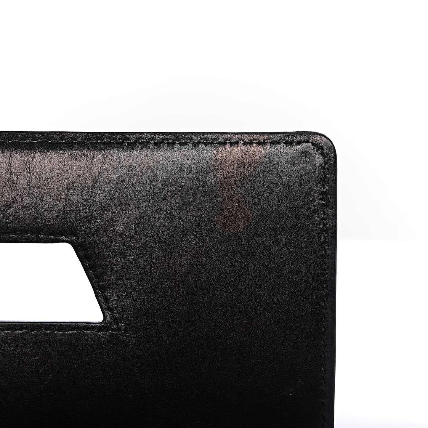 Calfskin Small Barcelona Shoulder Bag Black