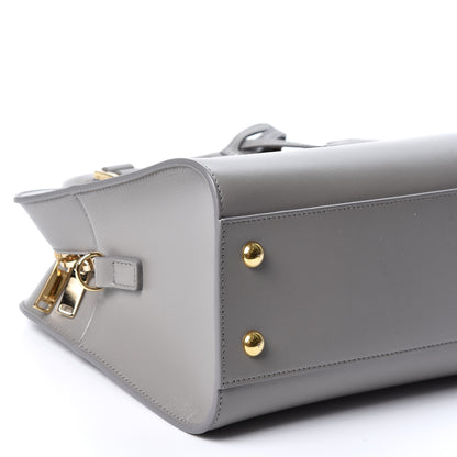 Saint Laurent Calfskin Small Monogram Cabas Fog 7 of 8