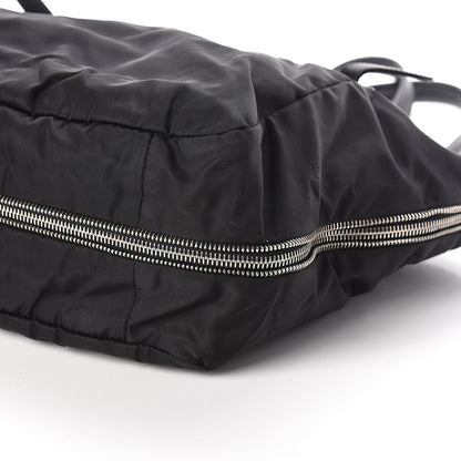 Prada Tessuto Nylon Zip Around Shoulder Bag Black 11 of 11