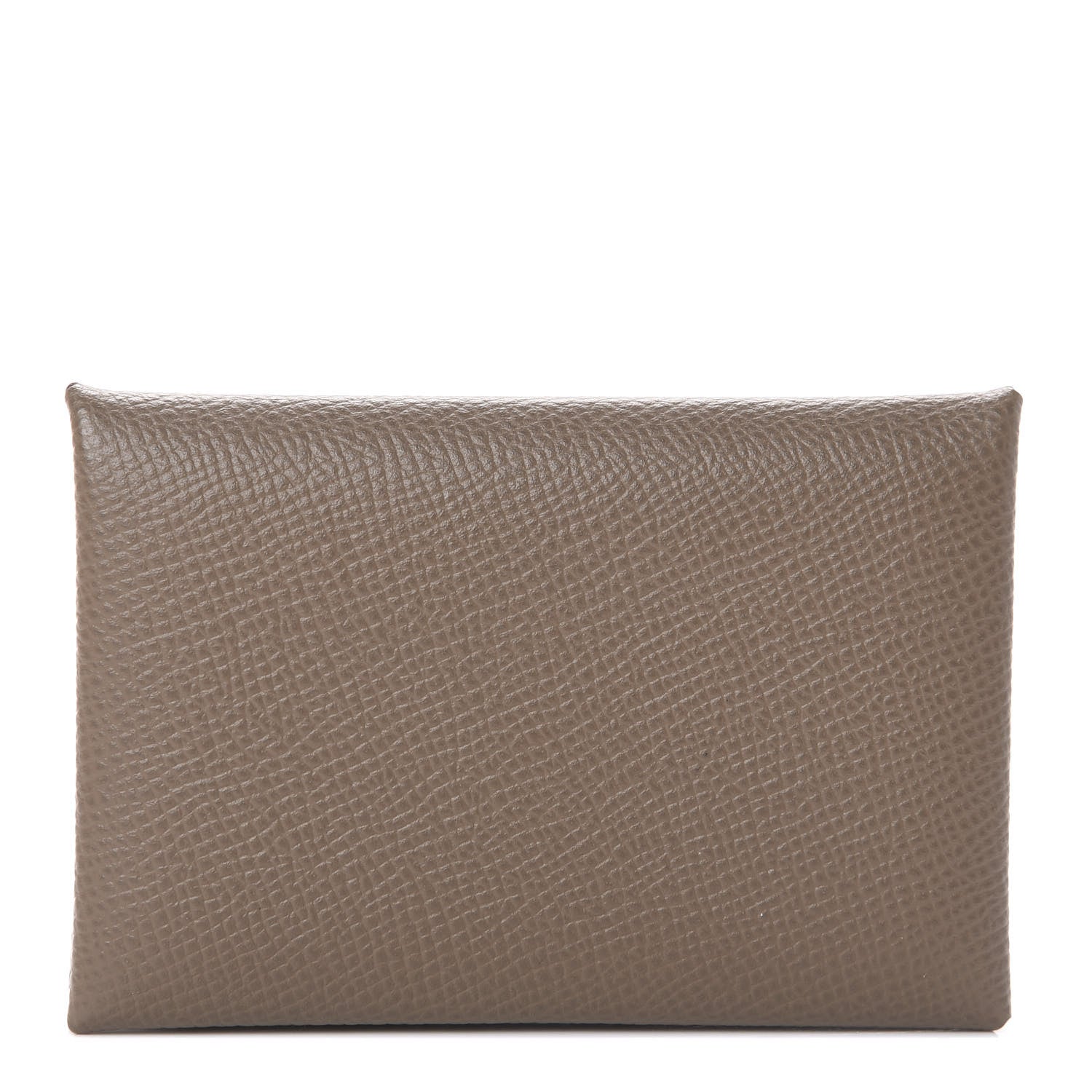 Hermes Epsom Calvi Card Case Etoupe 1 of 6