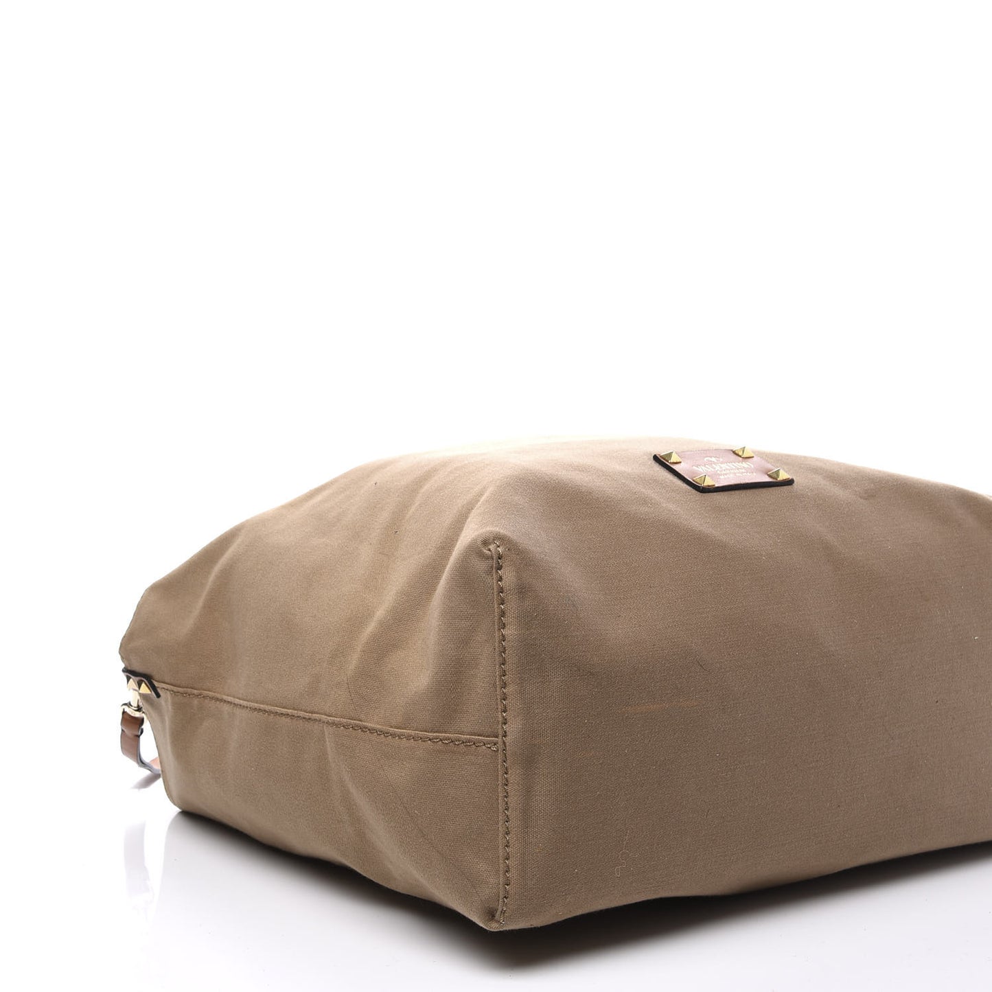 Canvas Camouflage Rockstud Reversible Tote