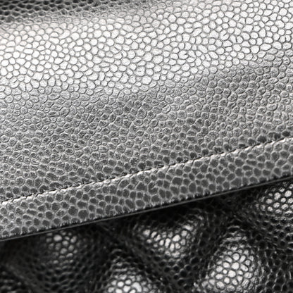 Chanel Caviar Quilted Medium Double Flap Black 29 of 40