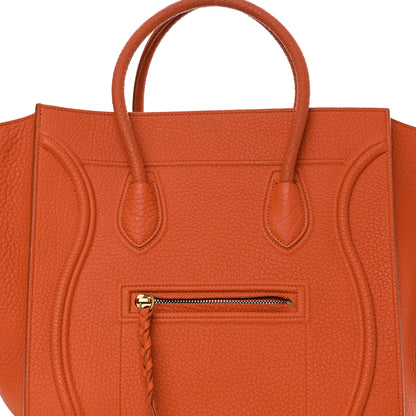 Celine Bullhide Calfskin Medium Phantom Luggage Burnt Orange 7 of 13