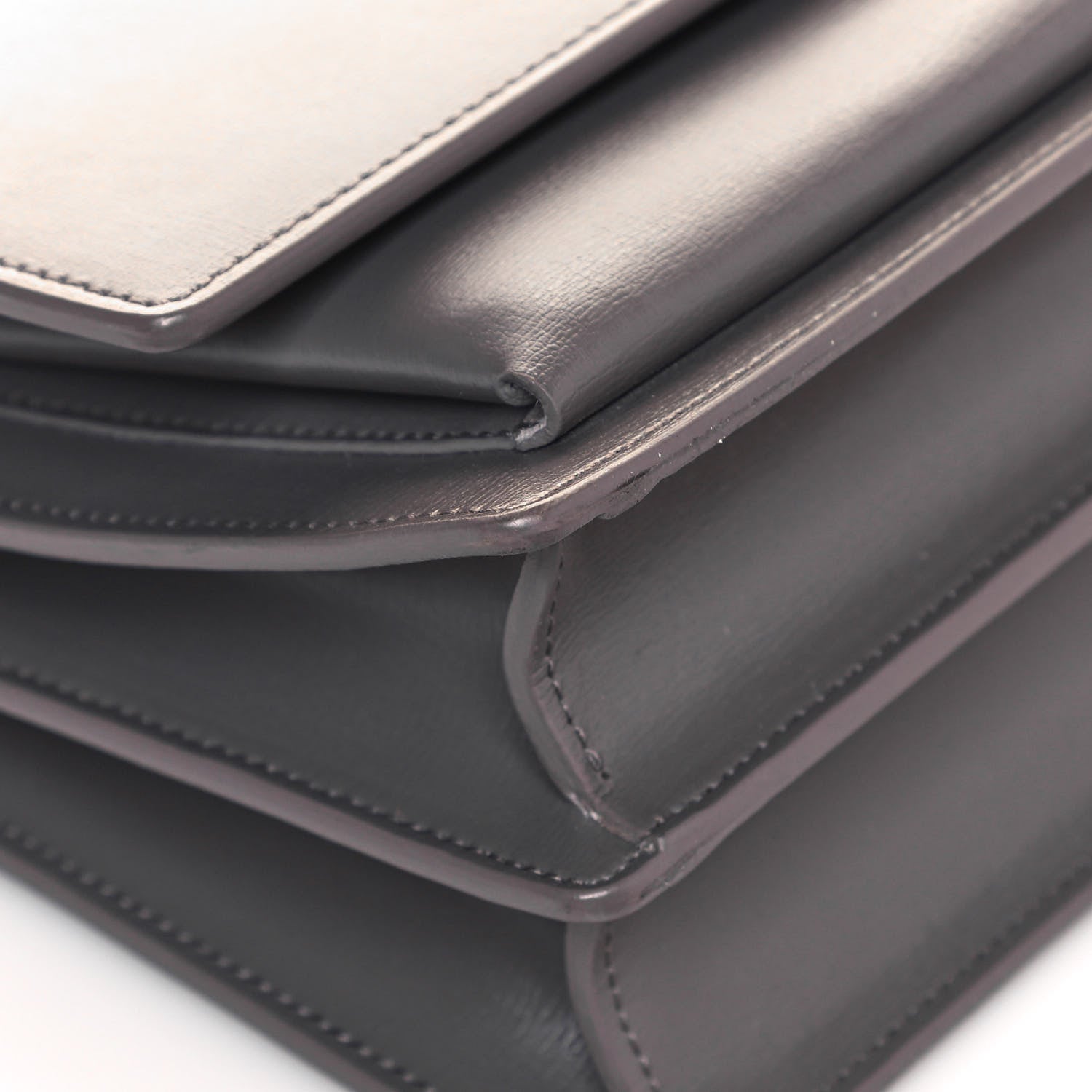 Saint Laurent Calfskin Medium Monogram Sunset Fog 8 of 12