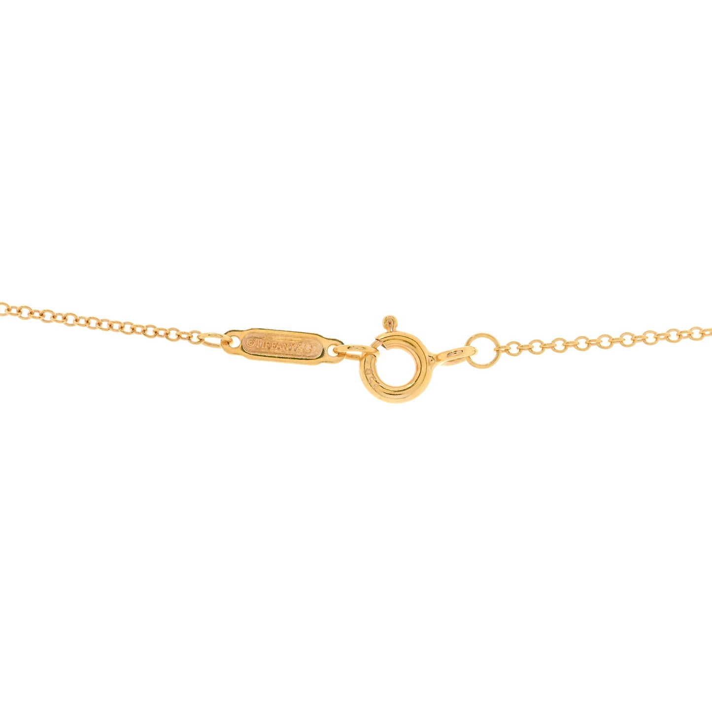18K Rose Gold Diamond Crown Key Pendant Necklace