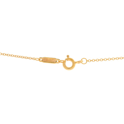 Tiffany 18K Rose Gold Diamond Crown Key Pendant Necklace 3 of 3