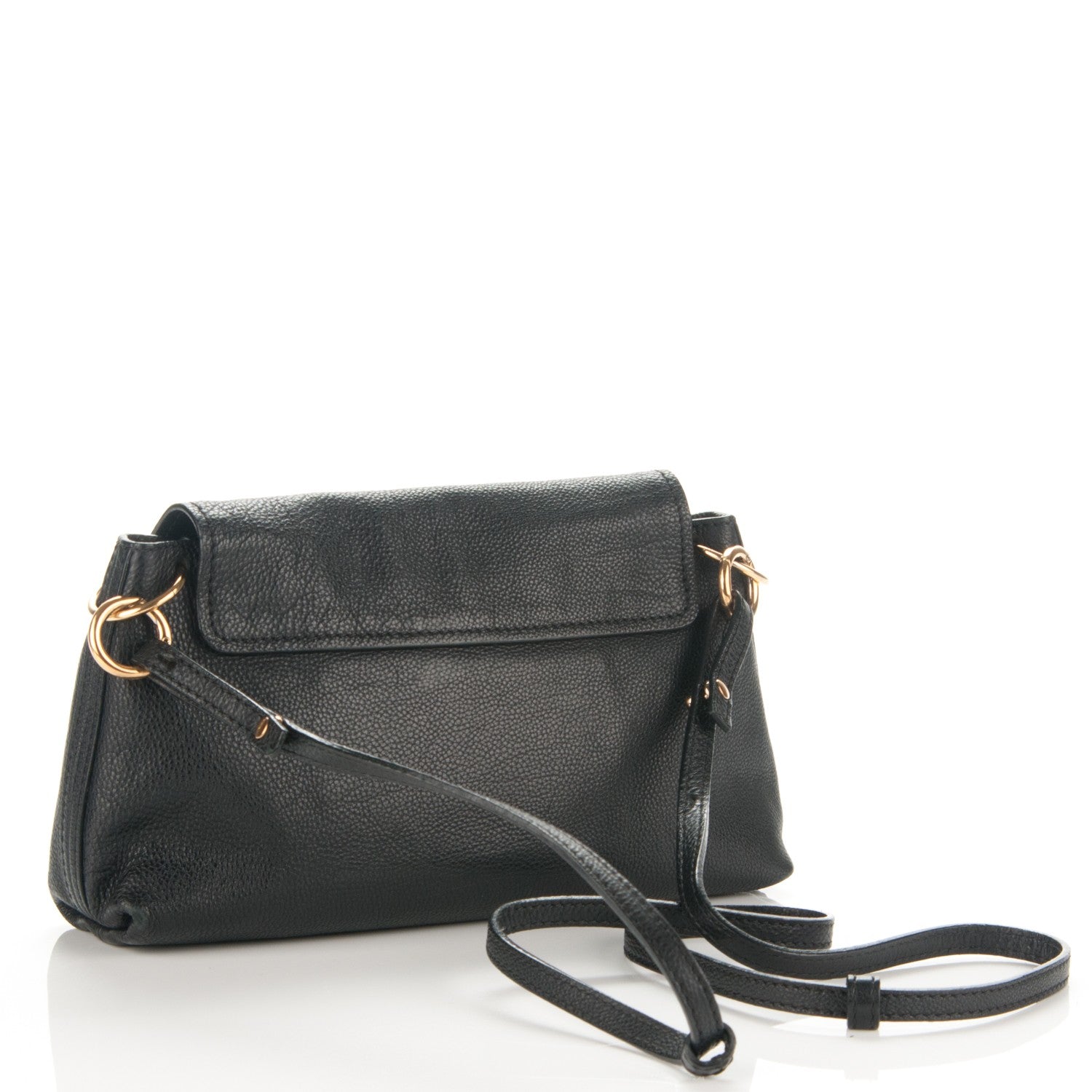 Chloe Goatskin Elsie Crossbody Bag Black 3 of 7