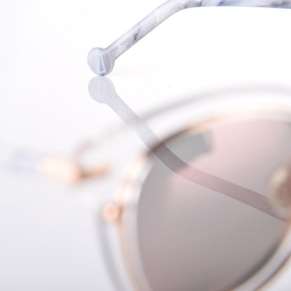 Christian Dior Origins2 Round Marble Sunglasses Rose Gold 8 of 10