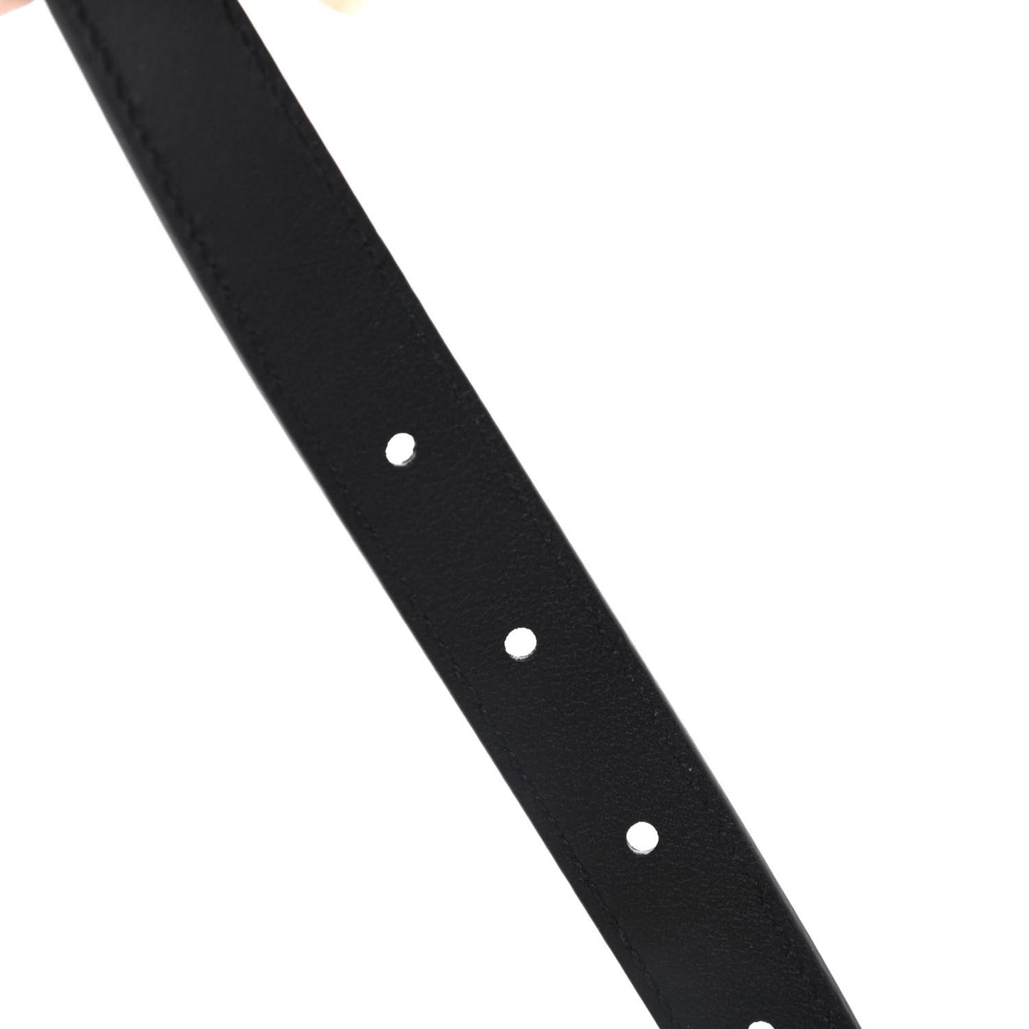 Calfskin Double G 20mm Belt 80 32 Black