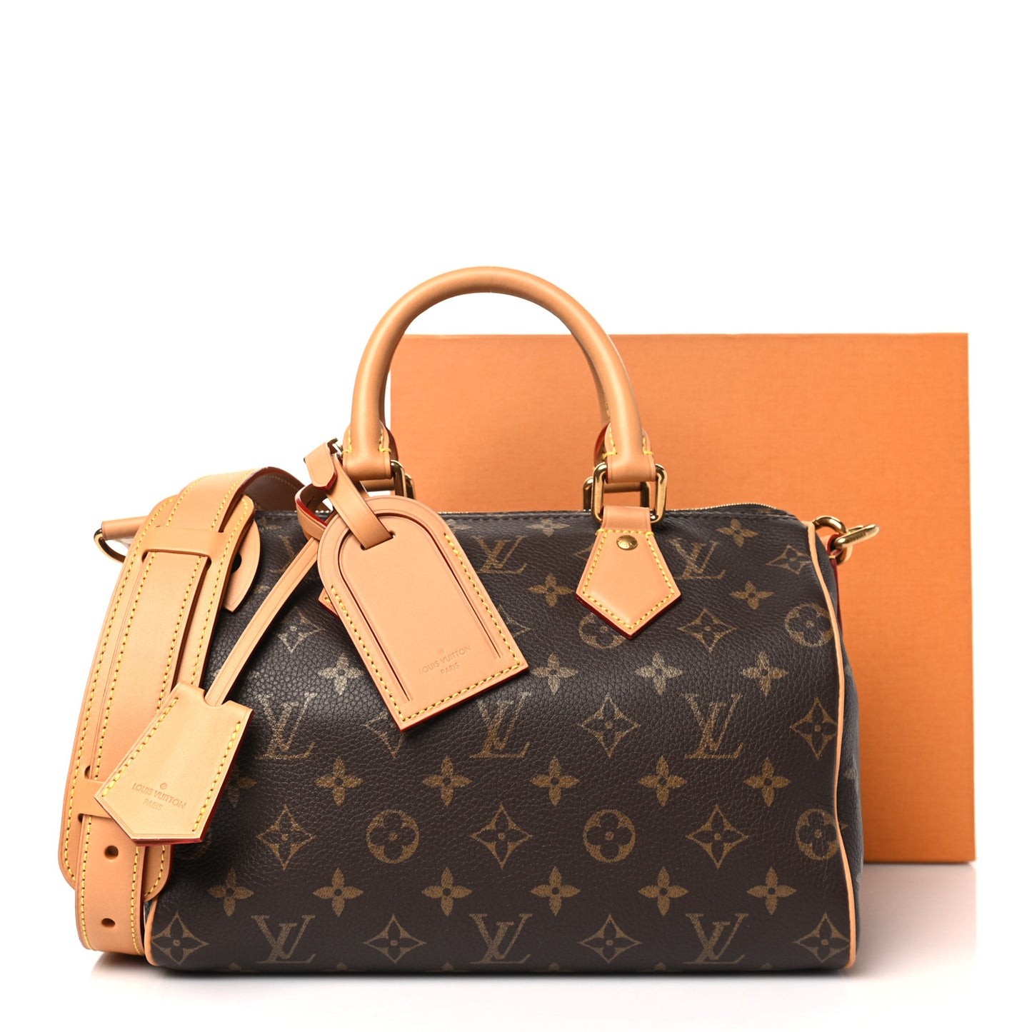 Calfskin Monogram Speedy P9 Bandouliere 25