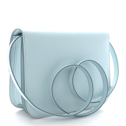 Celine Box Calfskin Medium Classic Box Flap Bag Pale Blue 3 of 11