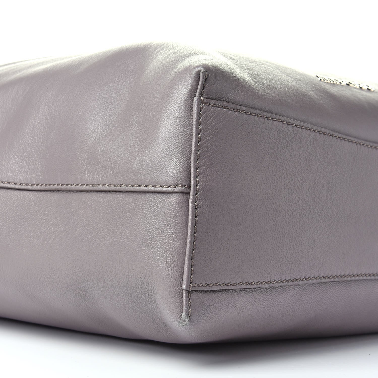 Jimmy Choo Calfskin Barra Tote Grey 9 of 10