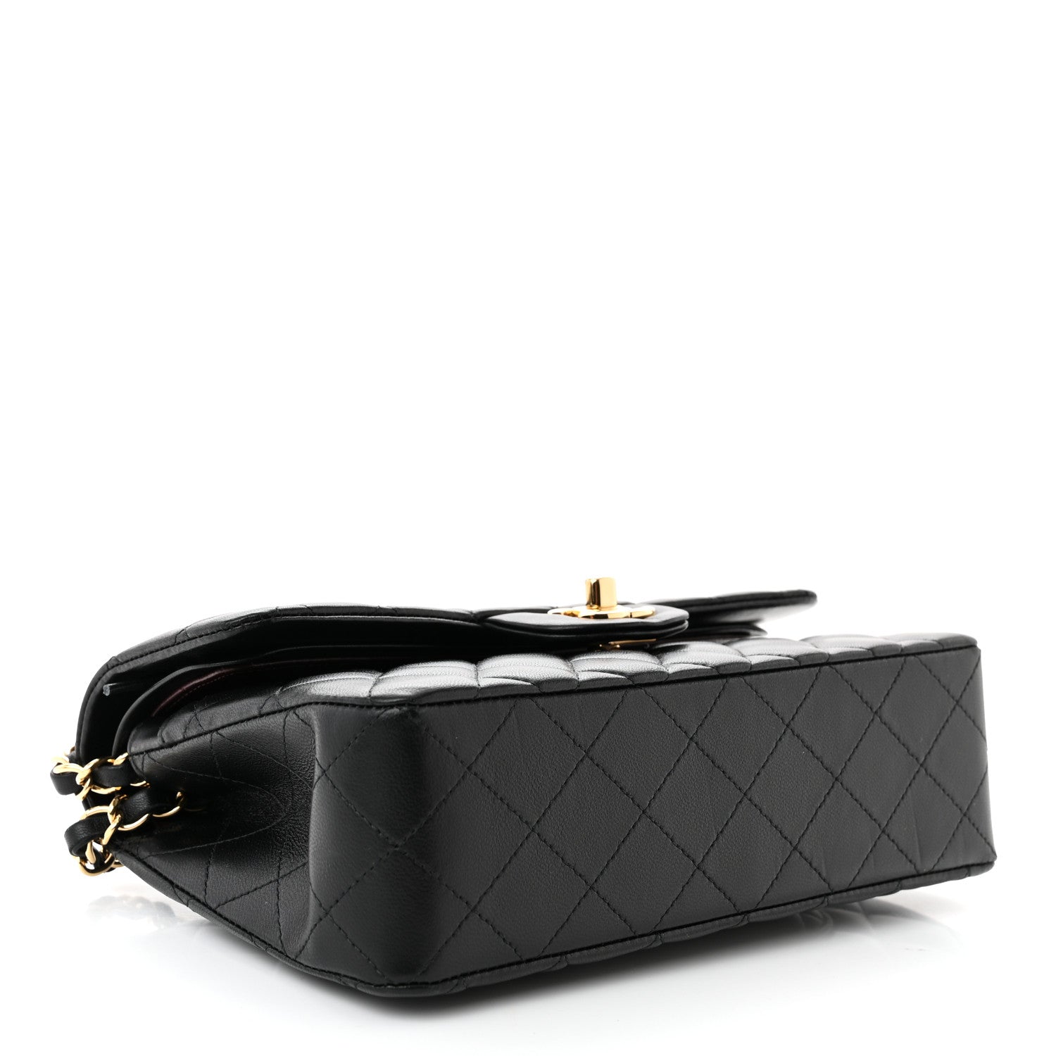 Chanel Lambskin Quilted Small Double Flap Black 4 of 10