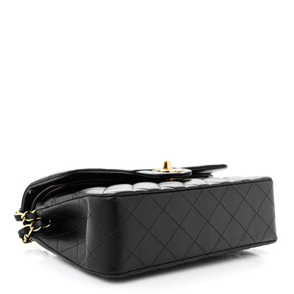 Chanel Lambskin Quilted Small Double Flap Black 4 of 10