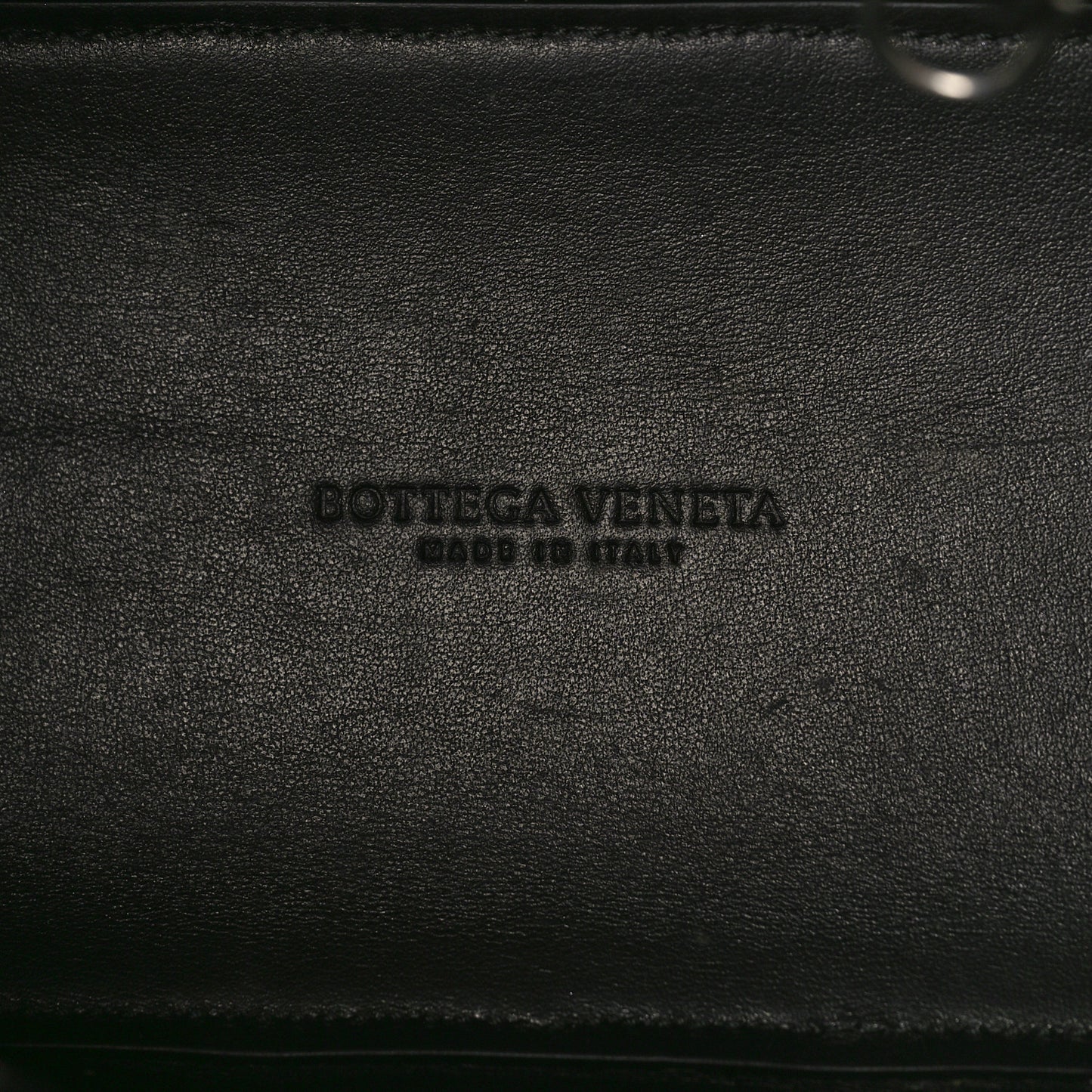 Butter Calfskin Small Padded Swoop Black