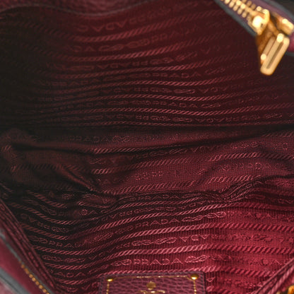 Prada Vitello Daino Top Handle Bag Granato 7 of 11