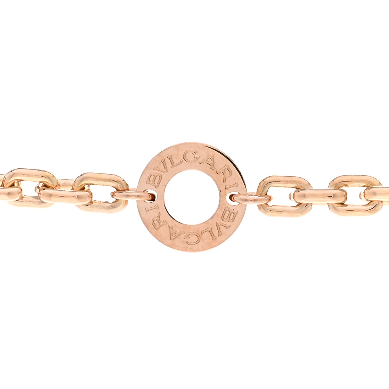 Bulgari 18K Rose Gold Black Matte Ceramic B.Zero1 Pendant Necklace 4 of 5