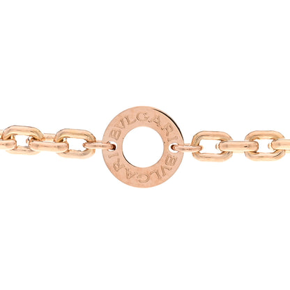 Bulgari 18K Rose Gold Black Matte Ceramic B.Zero1 Pendant Necklace 4 of 5